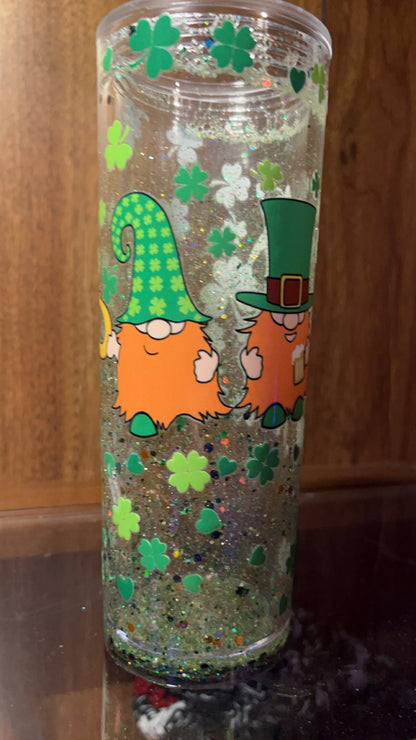 Saint Patrick’s Day 16oz Snow globe Tumbler