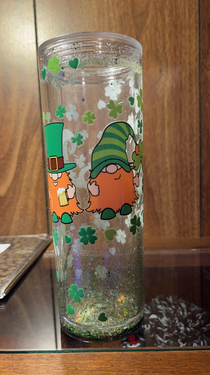 Saint Patrick’s Day 16oz Snow globe Tumbler