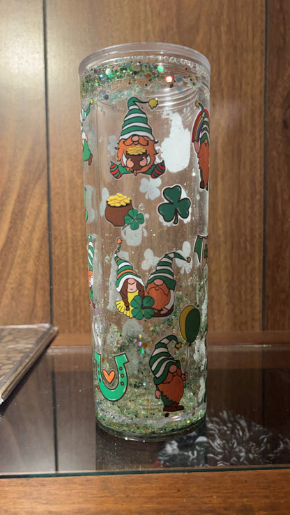 Saint Patrick’s Day 16oz Snow globe Tumbler