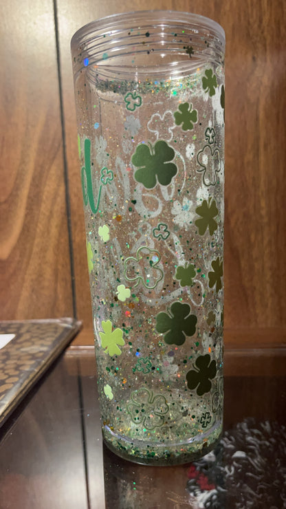 Saint Patrick’s Day 16oz Snow globe Tumbler