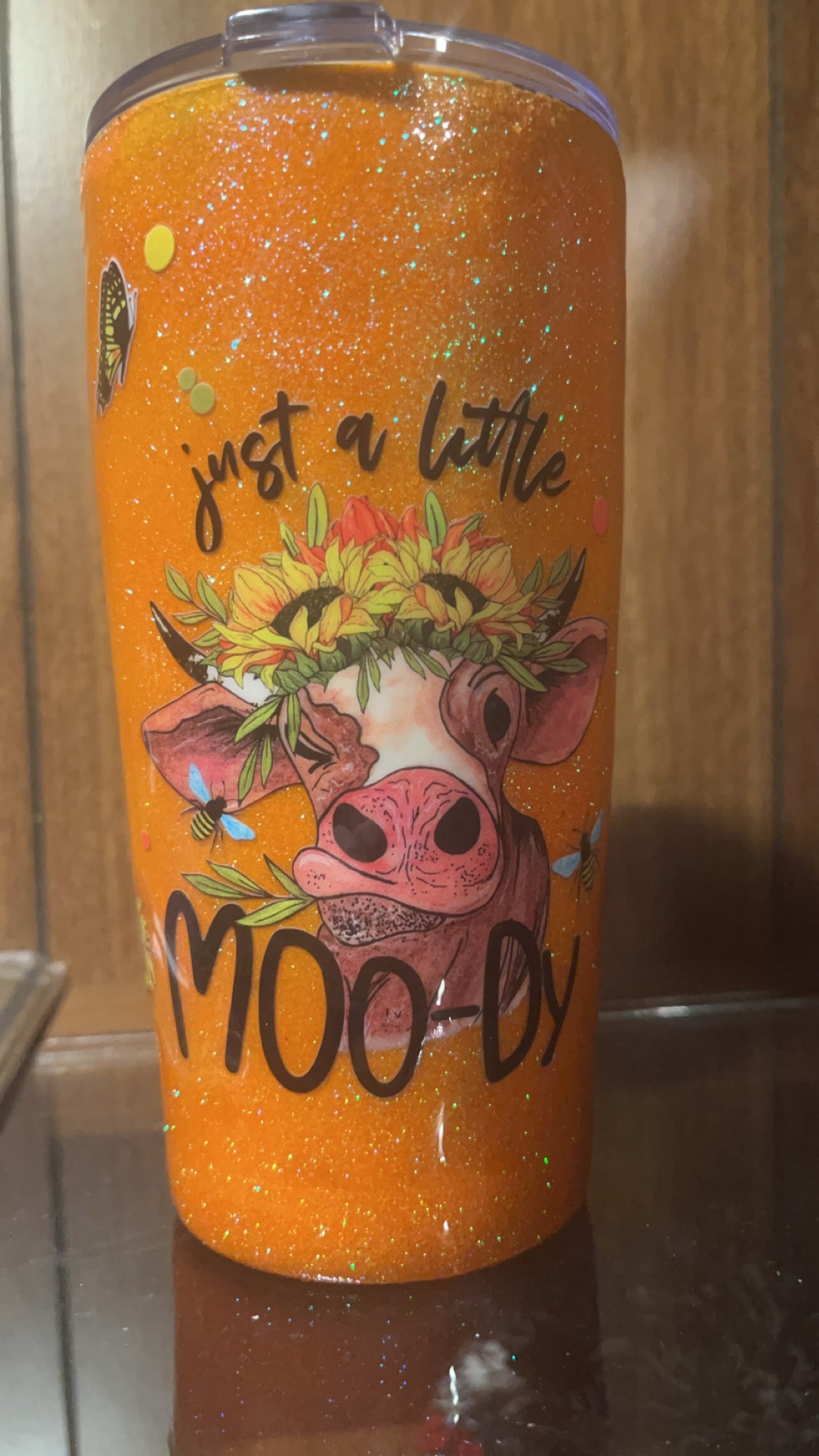 Just a little Moo-dy 20oz Tumbler