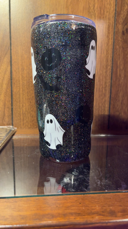 Thick thighs, spooky vibes 20oz Tumbler￼