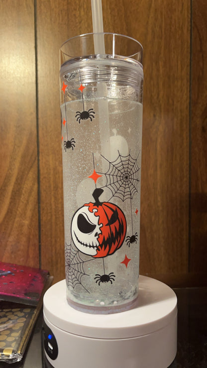 Jack-Olantern nightmare before Christmas snowglobe Tumbler