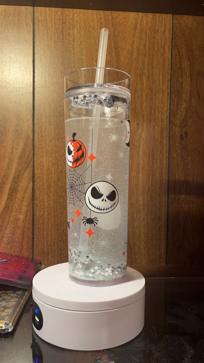 Jack-Olantern nightmare before Christmas snowglobe Tumbler