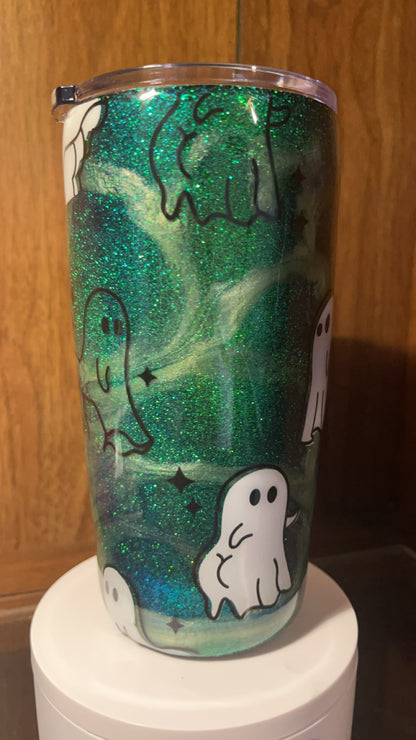 Ghost booty- 20oz handmade Tumbler