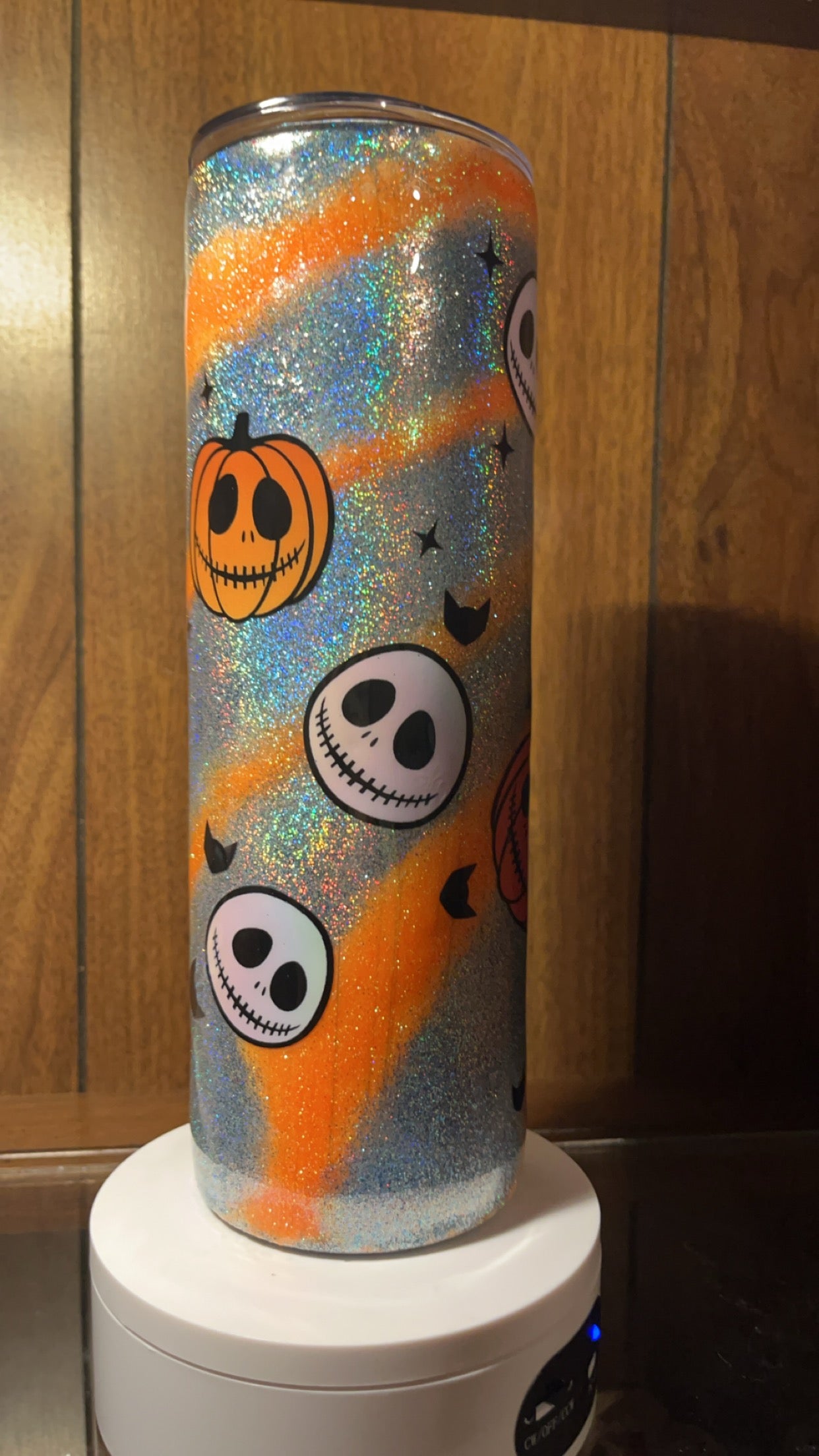 Jack-Olantern nightmare before Christmas 30oz skinny Tumbler