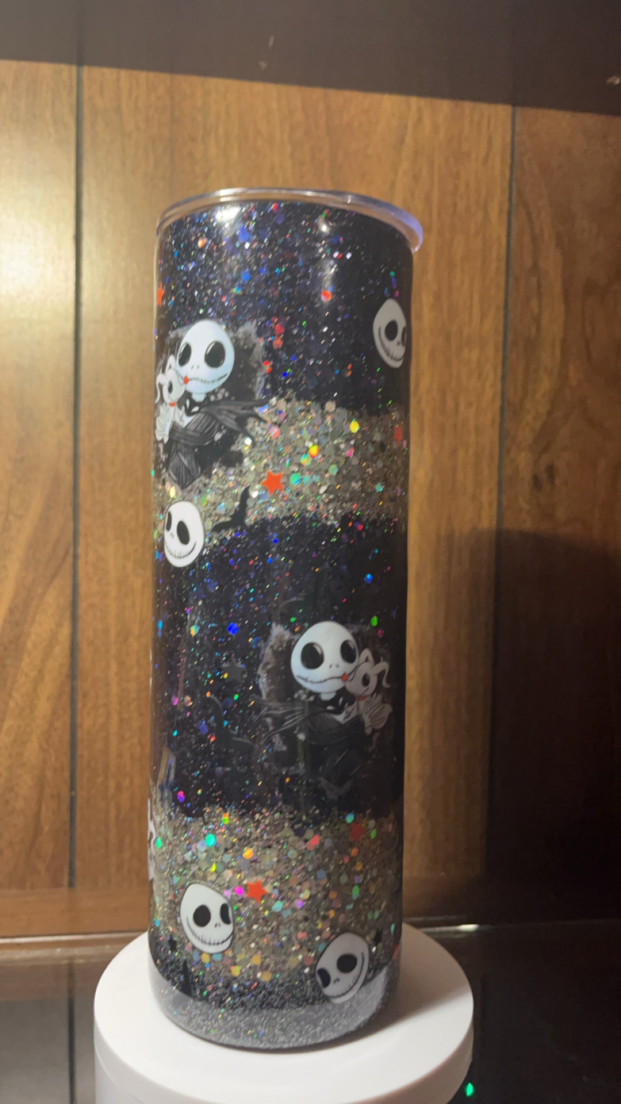 Jack skeleton  nightmare before Christmas 30oz skinny Tumbler