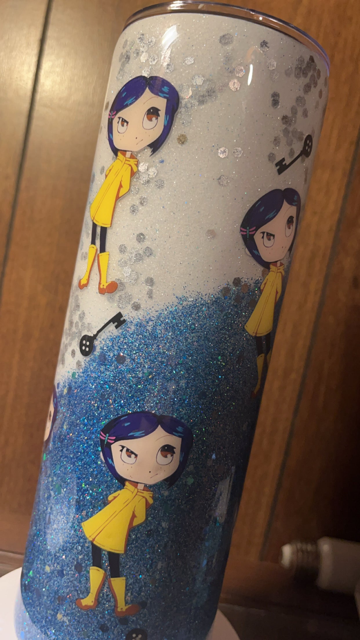 Coraline girl, -  30oz skinny Tumbler