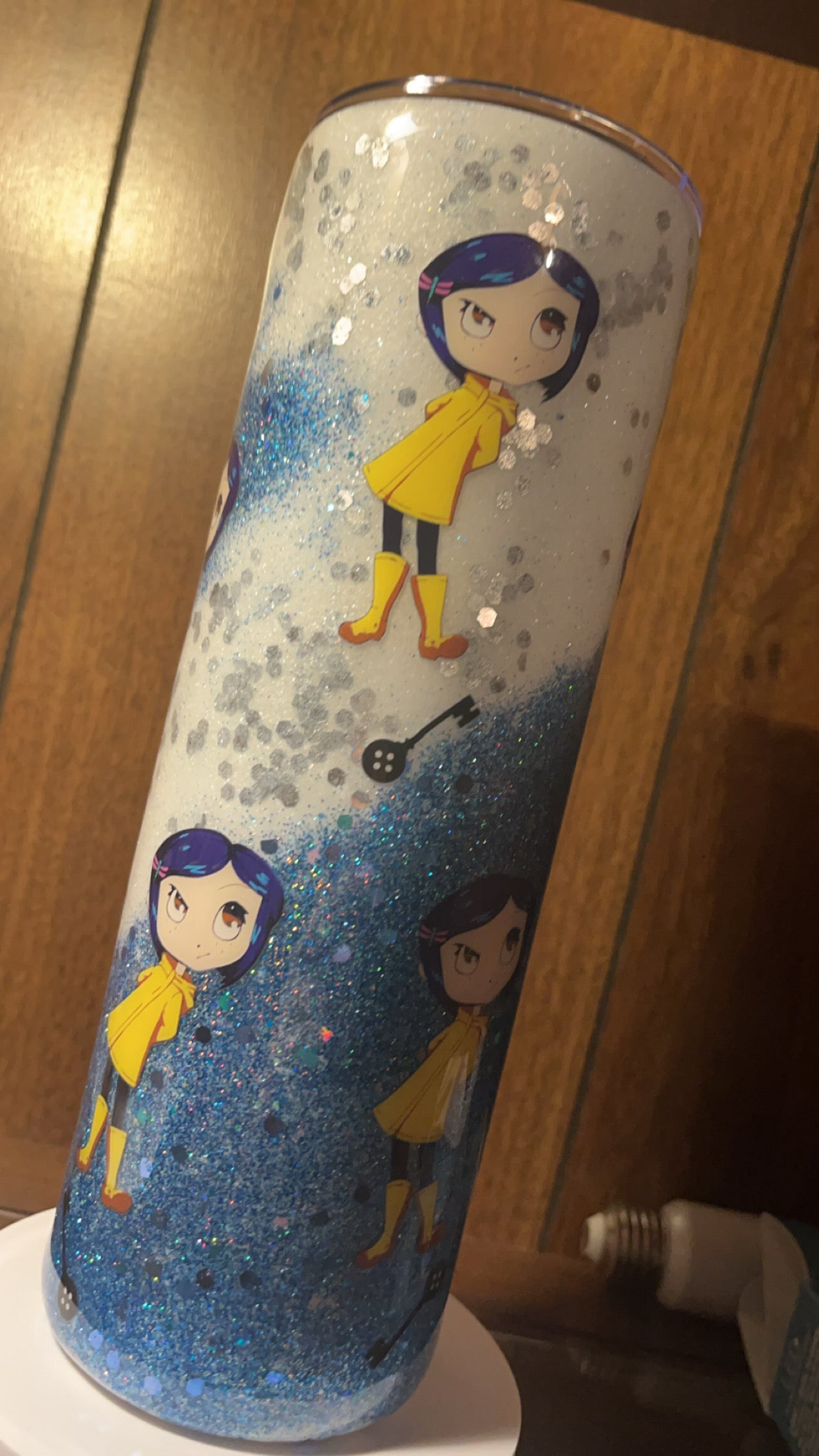 Coraline girl, -  30oz skinny Tumbler