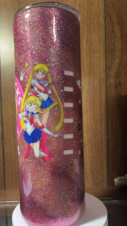 Sailor Moon Starbucks- 30oz skinny Tumbler