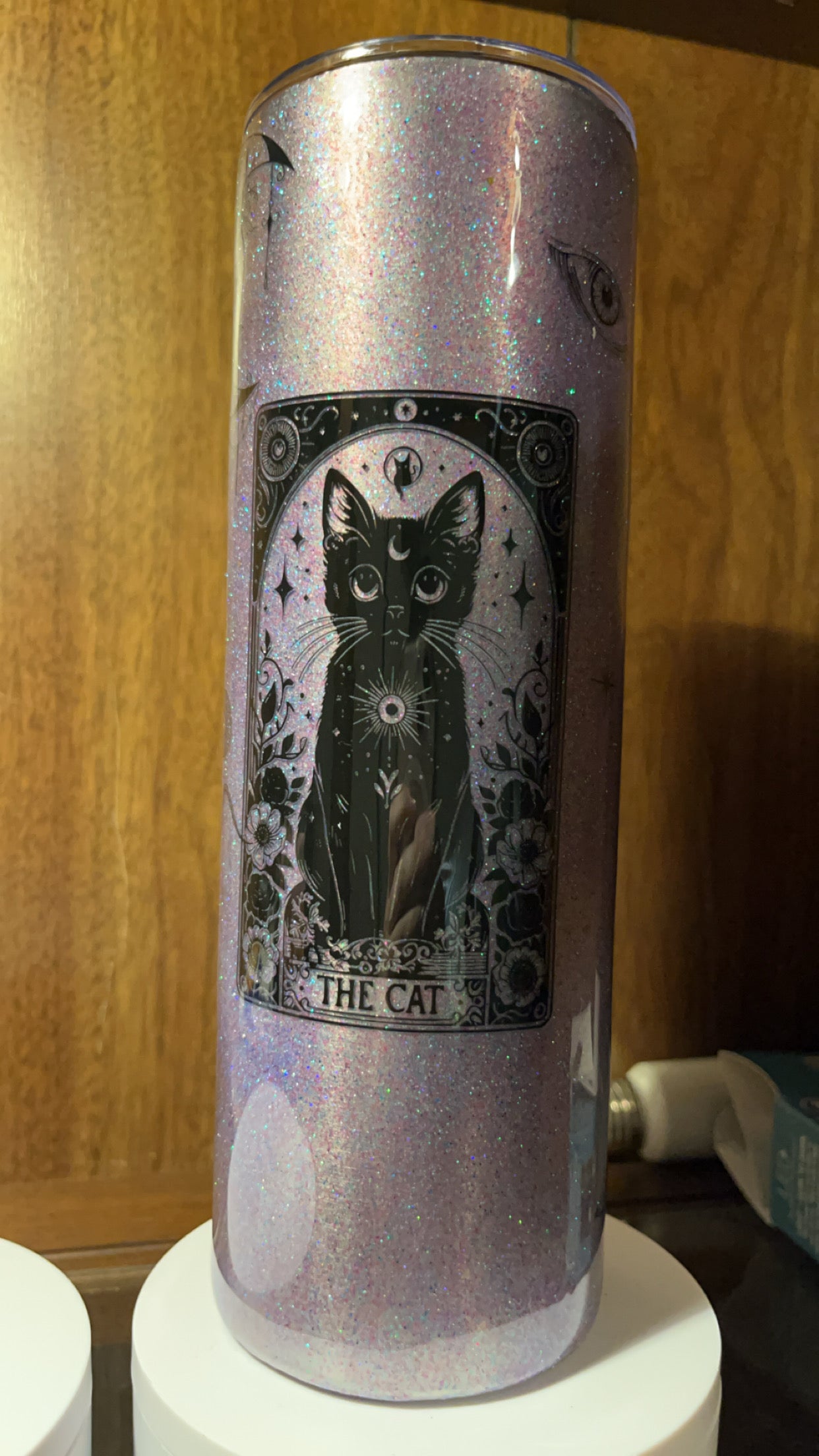 The cat tarot card, -  30oz skinny Tumbler