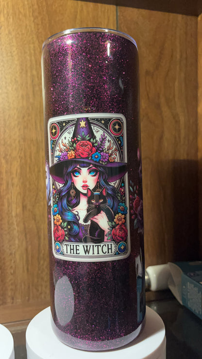 The witch tarot, -  30oz skinny Tumbler