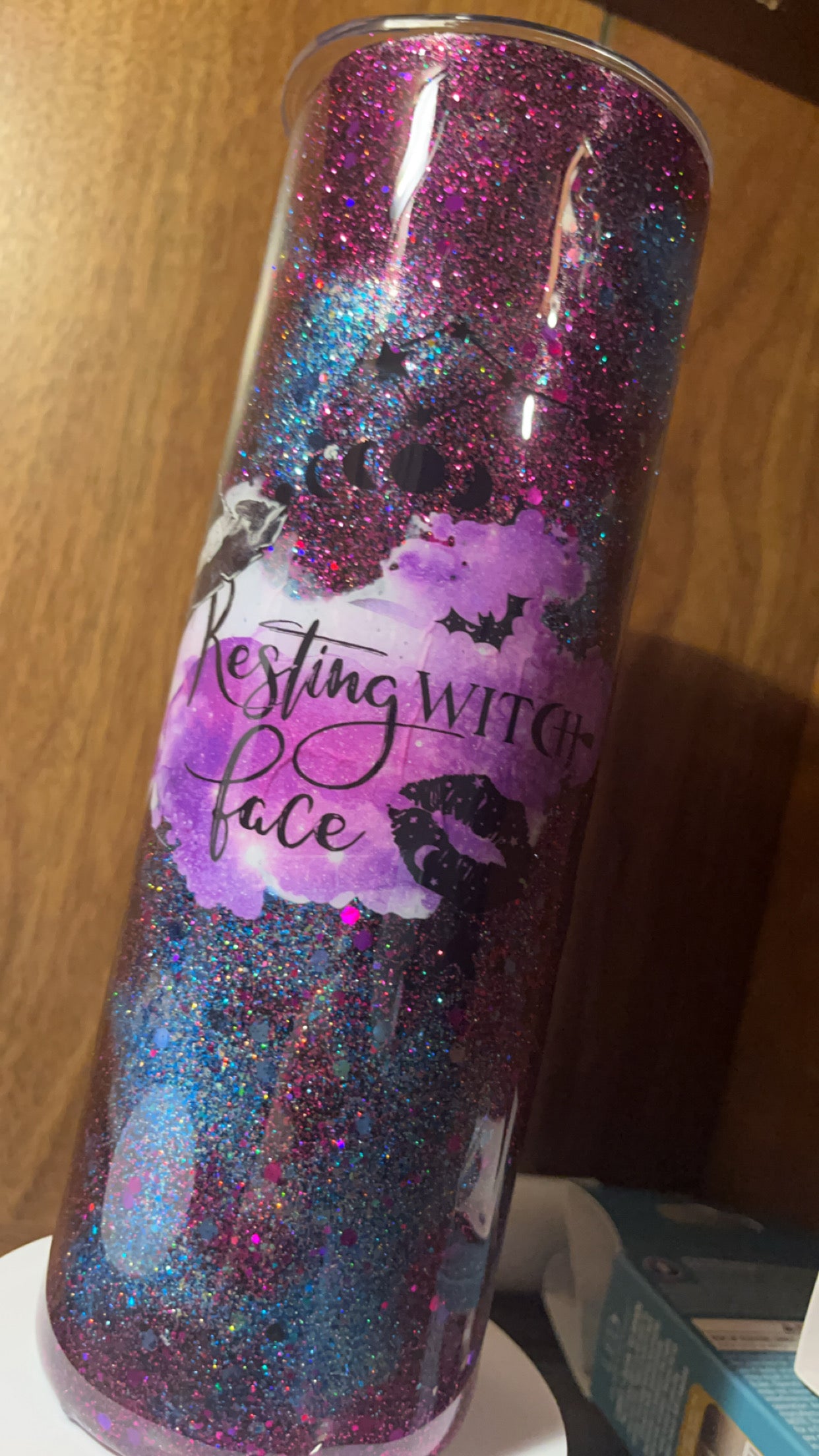 resting witch face, -  30oz skinny Tumbler