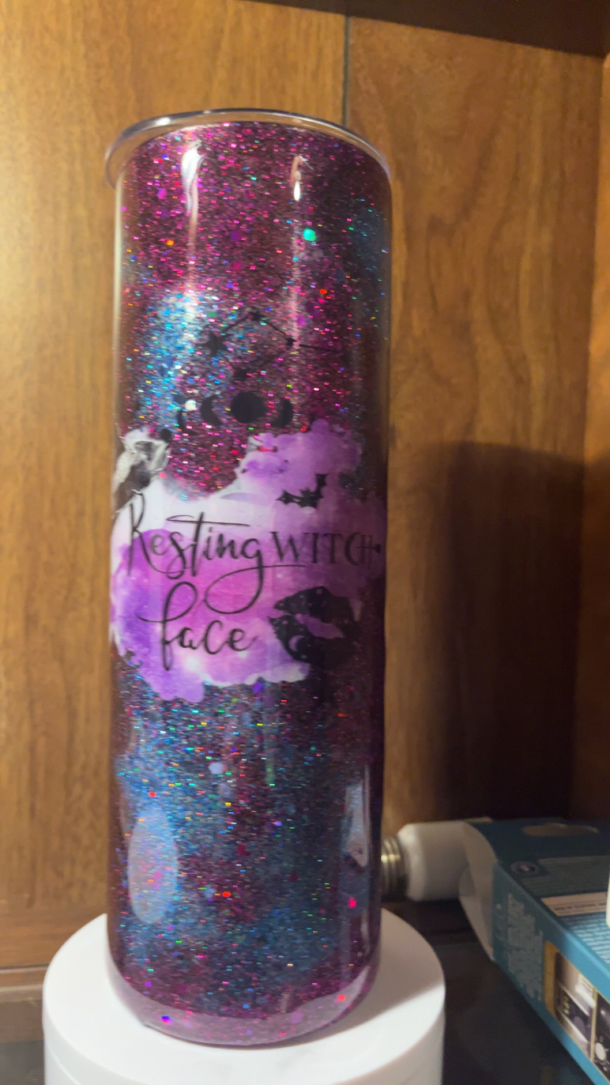 resting witch face, -  30oz skinny Tumbler