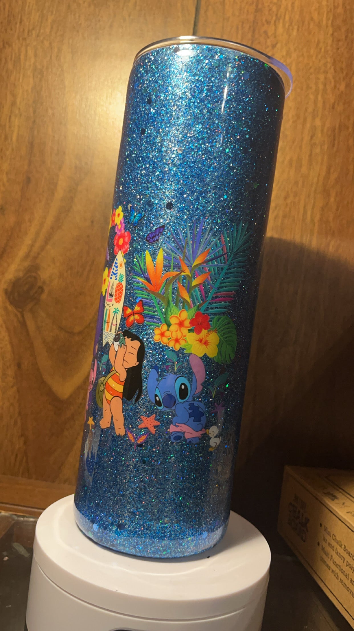 Aloha Lilo and stitch-  30oz skinny Tumbler