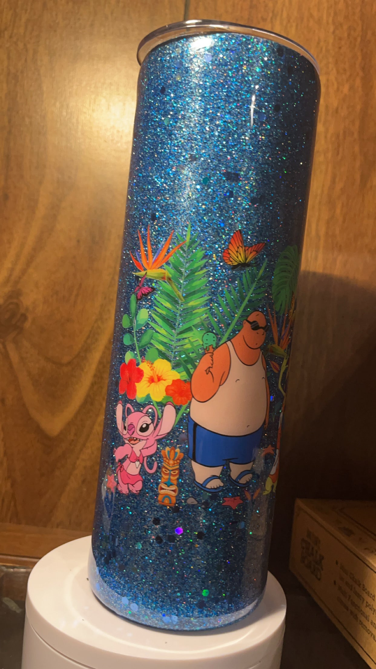 Aloha Lilo and stitch-  30oz skinny Tumbler