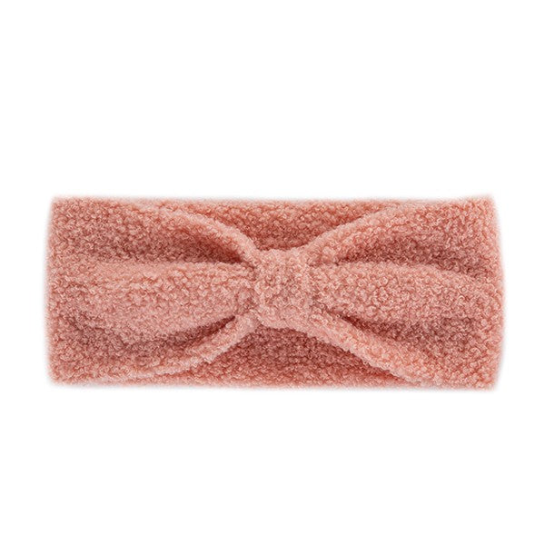 TEDDY BEAR KNIT HEADBAND Bella Chic