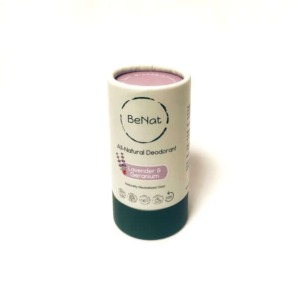 All Natural, Plastic-Free Deodorants. 3oz. BeNat