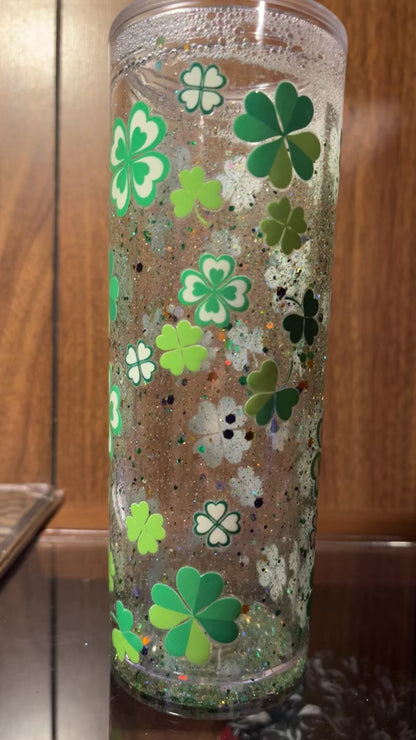 Saint Patrick’s Day 16oz Snow globe Tumbler