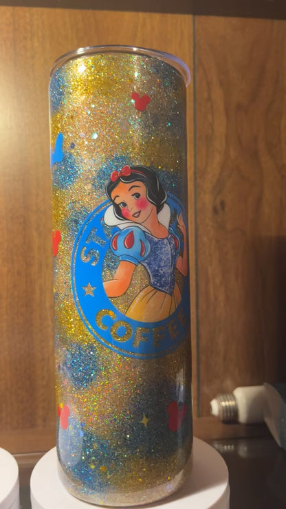 Snow White Starbucks,, -  30oz skinny Tumbler