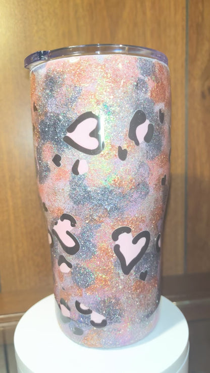 Its cold outside like my heart- 20oz handmade Tumbler