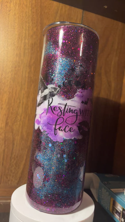 resting witch face, -  30oz skinny Tumbler