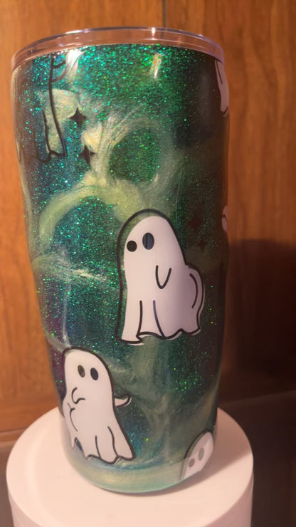 Ghost booty- 20oz handmade Tumbler