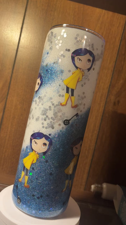 Coraline girl, -  30oz skinny Tumbler